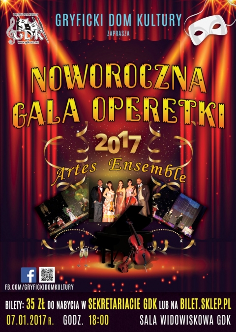 &quot;Noworoczna Gala Operetki z Lampką Szampana&quot; - 7 stycznia, godz. 18:00, GDK