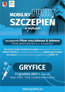 Mobilny Punkt Szczepień w Gryficach - GDK