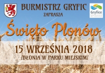 Burmistrz Gryfic zaprasza do składania ofert na stoiska podczas miejsko-gminnych obchodów Święta Plonów
