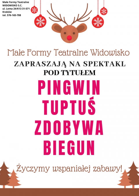 FERIE 2024 z GDK – poniedziałek 22.01.2024. godz.11,00 „ZIMOWA SCENA TEATRALNA”