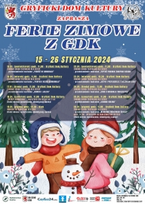 FERIE 2024 z GDK - środa 17.01.2024. godz.11,00 ZIMOWA SCENA TEATRALNA