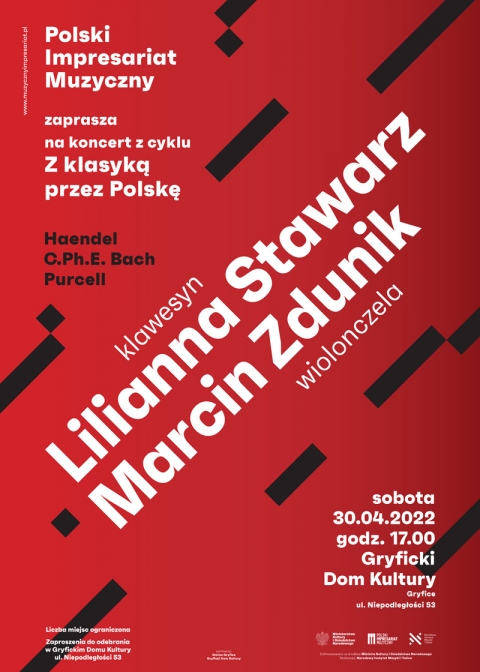 POLSKI IMPRESARIAT MUZYCZNY i GRYFICKI DOM KULTURY zapraszają na koncert z cyklu „Z KLASYKĄ PRZEZ POLSKĘ”