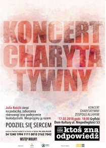 Zapraszamy na koncert charytatywny na rzecz Julii Kościk