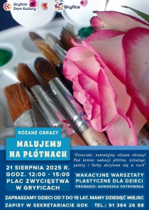 Dzieciaki, namalujmy różane obrazy! Zajęcia plastyczne dla dzieci