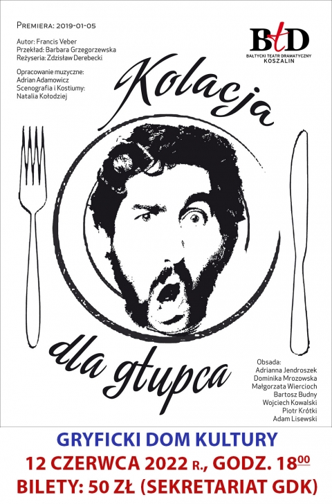 Komedia teatralna „Kolacja dla głupca”
