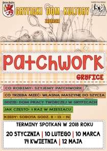 PATCHWORK - zapraszamy na drugie zajęcia 10 lutego w sobotę