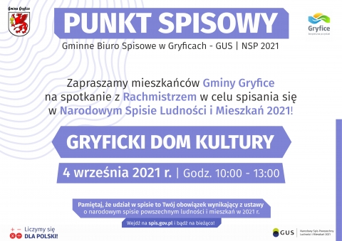 Komunikat Gminnego Biura Spisowego w Gryficach - GDK
