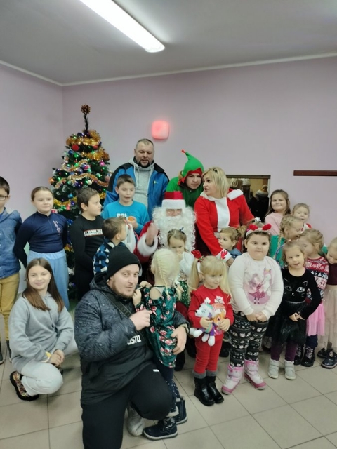 Mikołaj w świetlicy Barkowo