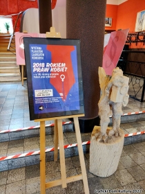„2018 ROKIEM PRAW KOBIET – w 100. rocznicę przyznania Polkom praw wyborczych”  - wystawa plakatów
