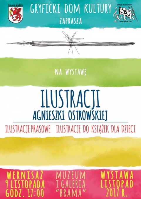 Zapraszamy na wernisaż wystawy Agnieszki Ostrowskiej 9 listopada 2017 r., godz. 17:00, Muzeum i Galeria &quot;Brama&quot;