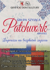 Szyjemy patchwork - zapraszamy na zajęcia!
