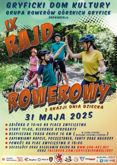 IX Rajd Rowerowy z okazji Dnia Dziecka