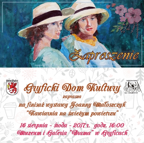 Zapraszamy na finisaż wystawy Joanny Małoszczyk 16 sierpnia o godz. 16:00